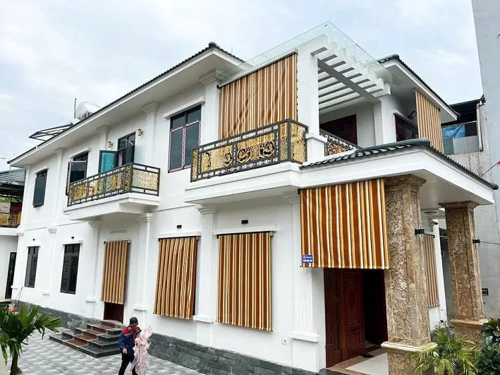 bạt che ban công biệt thự tại Vĩnh Yên