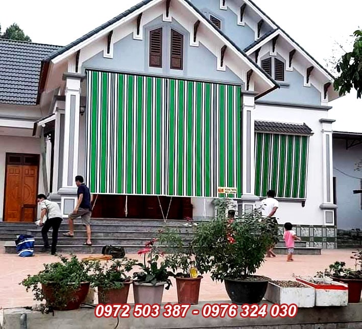 bạt che ban công tự cuốn