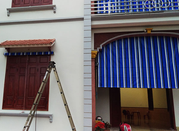 bạt che nắng ban công