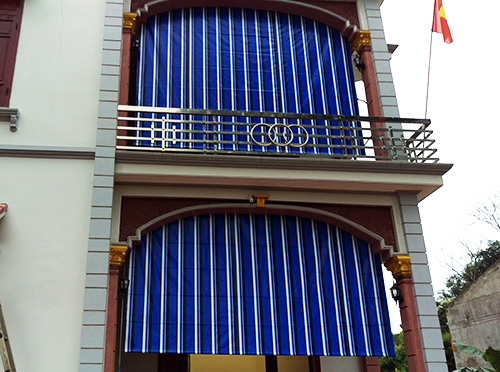 bạt che nắng mưa chung cư