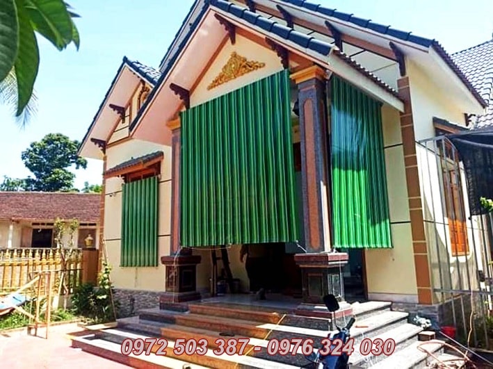 Bạt tự cuốn ban công chung cư