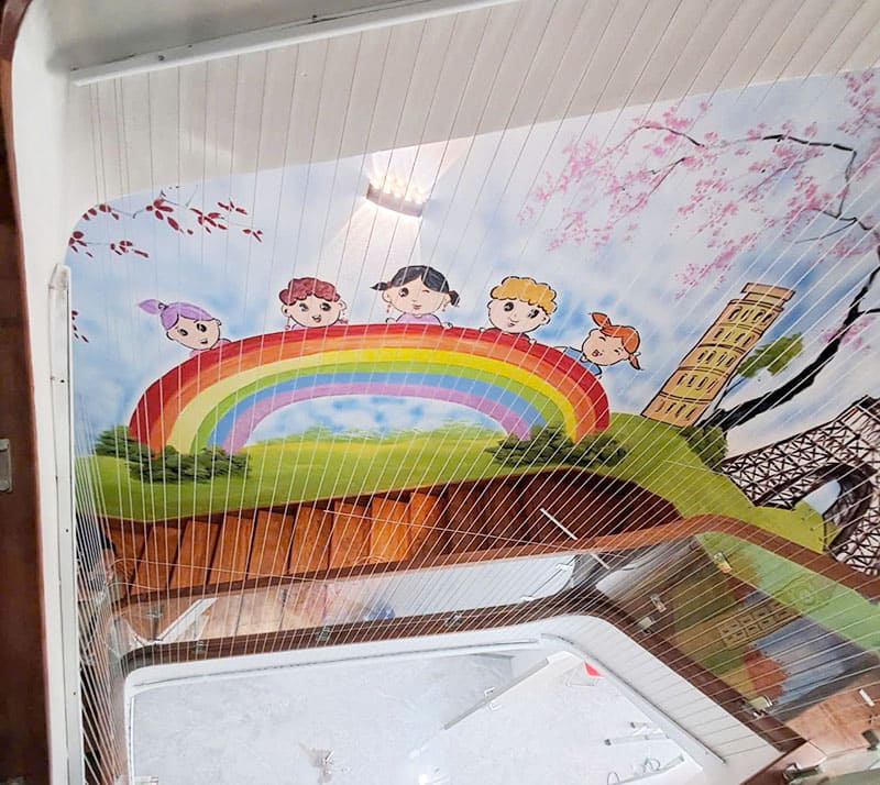 Dây lưới cầu thang Hòa Phát