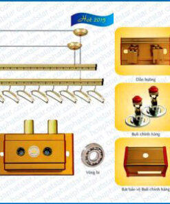 giàn phơi hòa phát gold