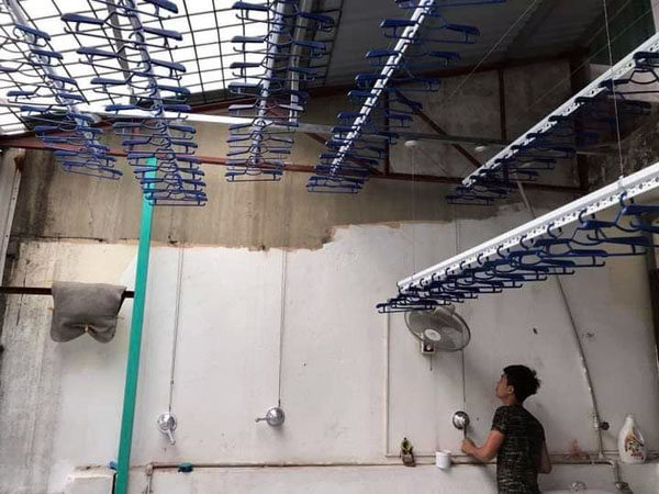 giàn phơi quần áo quận Hai Bà Trưng
