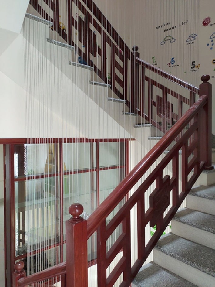 lưới an toàn cầu thang lưới an toàn cầu thang