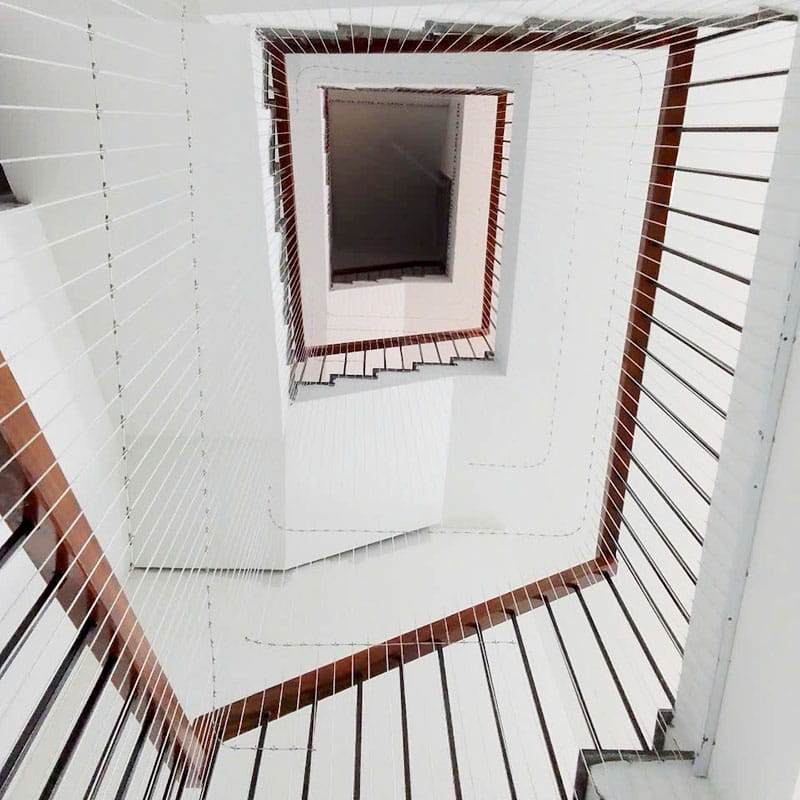 Lưới an toàn , bảo vệ cầu thang tại Hoàng Mai