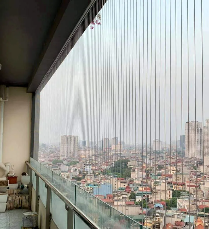 Lưới an toàn ban công giá rẻ tại Hoài Đức Lưới an toàn tại Hoài Đức