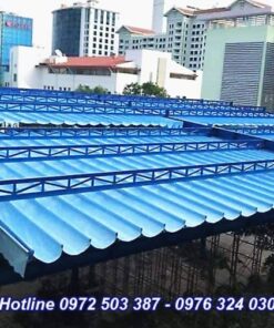 mái bạt kéo ngang tại Hà Nội
