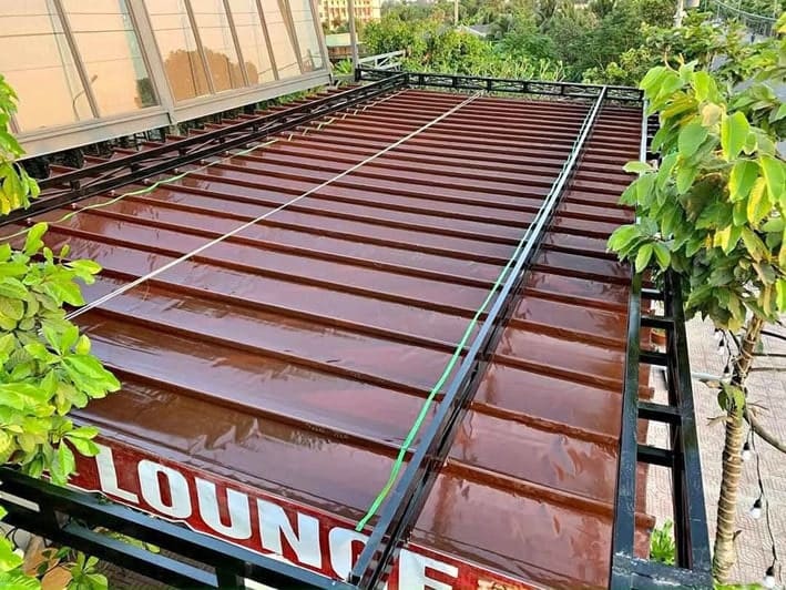 Bạt xếp ngoài trời vải bạt hàn quốc