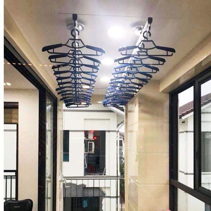 giá lắp đặt giàn phơi đồ treo trần thông dụng