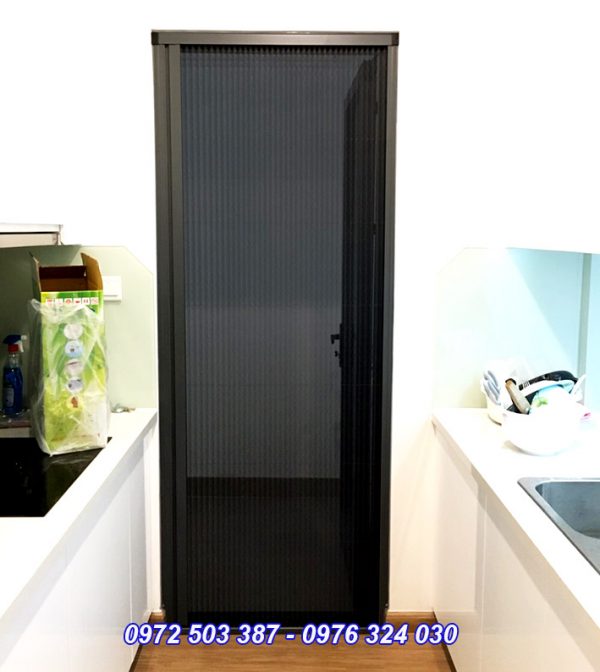 cửa muỗi xếp sợi thủy tinh 