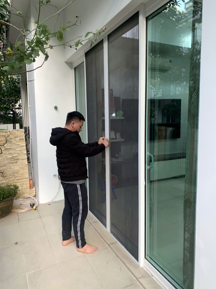 cửa lưới chống muỗi nhà riêng quận Đống Đa