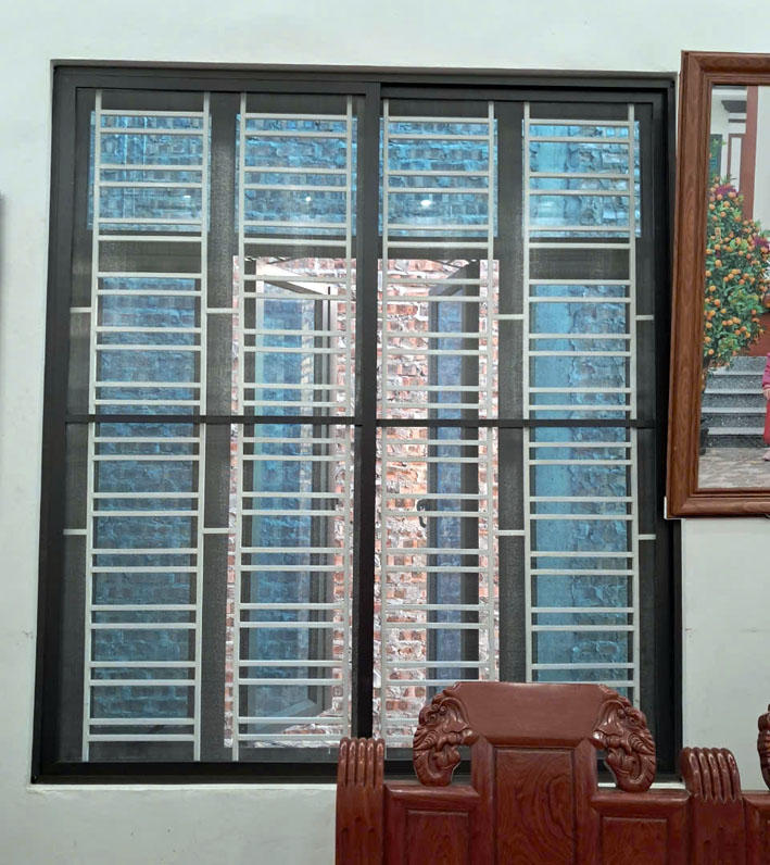 cấu tạo của cửa muỗi dạng lùa