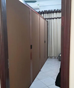 Rèm tổ ong chia phòng 2 cánh cửa đi