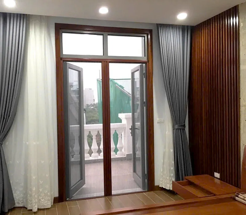 Cửa Lưới Chống Muỗi Tại Hà Nội cửa xếp nhà riêng hoàn thiện tại Hoài Đức