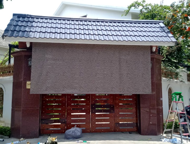 Bạt cuốn che nắng ban công ở hà nội