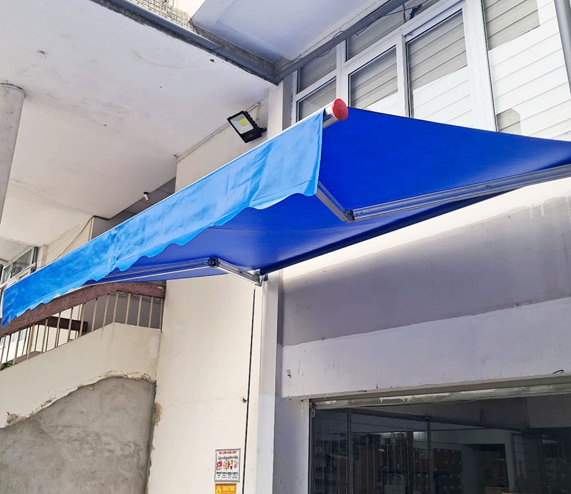 Mái hiên di động che nhà riêng tại Hà nội