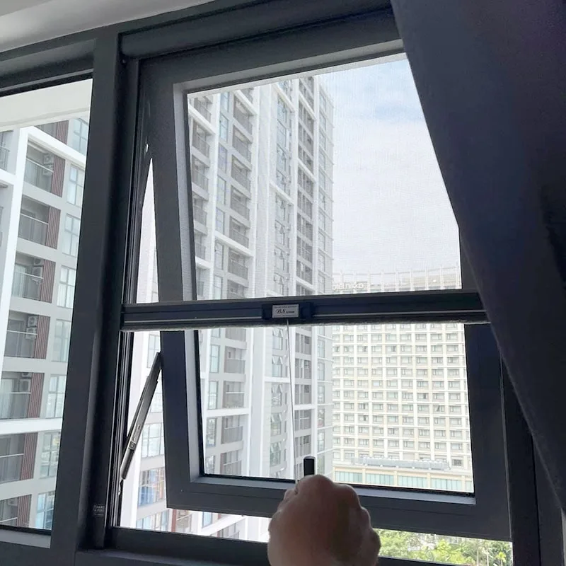 Cửa Lưới Chống Muỗi Tại Hà Nội cửa chống muỗi hệ cuốn tại chung cư hà nội
