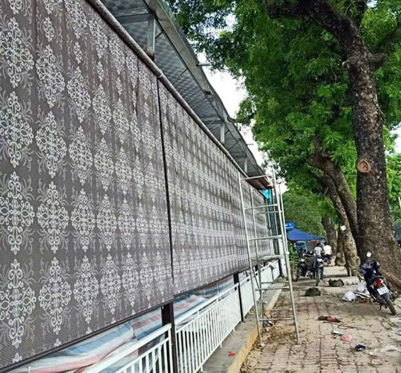 BẠT CHE NẮNG MƯA GIÁ RẺ TẠI HÀ NỘI Vị Trí nhà hàng dùng bạt che nắng mưa