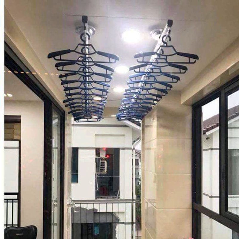 Giàn phơi thông minh cho ban công chung cư