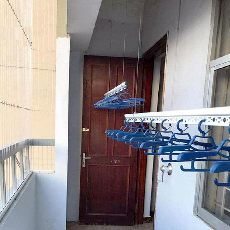 giàn phơi hòa phát lắp hoàn thiện cho nhà riêng tại Hà Nội