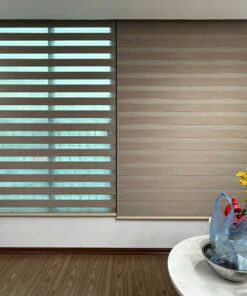 Rèm cầu vồng cho phòng khách hiện đại, sang trọng