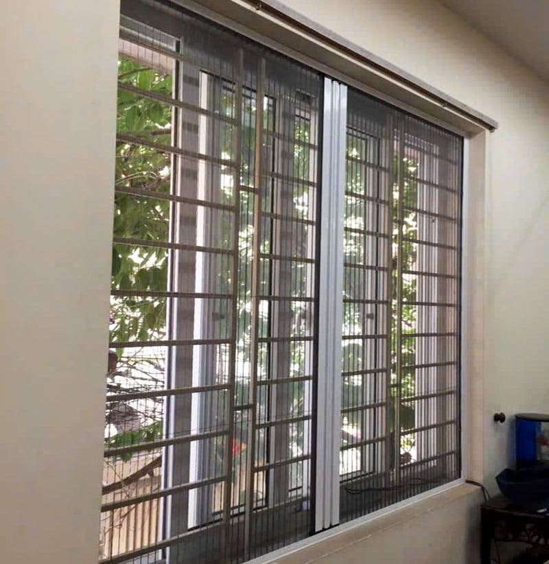 Cửa Chống Kiến Ba Khoang cửa xếp chống kiến ba khoang hoàn toàn