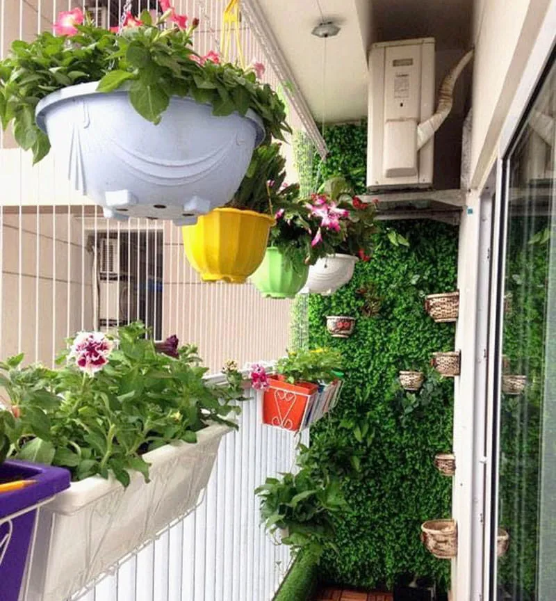 Lưới an toàn ban công cho chung cư lắp tại Hoàng Mai