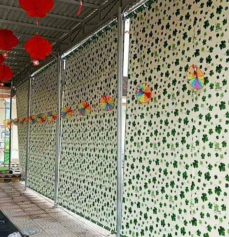 Bạt Tự cuốn thi công tại Thanh Xuân